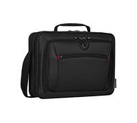 Wenger Insight Maletín con correa para portátil de hasta 15,6 pulgadas, compartimento para tableta, maletín, organizador de artículos, 10 l, mujer hombre, gris (aleación), 600646
