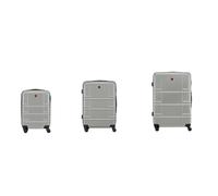 WENGER Itinera Juego de Maletas de 3 Piezas, Equipaje de Mano S + M + L, Maletas rígidas, 33 l + 62 l + 99 l, Trolley, para Mujer y Hombre, Viajes