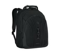 WENGER Legacy Black Series 653629 - Mochila para ordenador portátil con compartimento para tablet de hasta 16 pulgadas, 24 l, para mujer y hombre, negocios, escuela, viajes, color negro, Negro