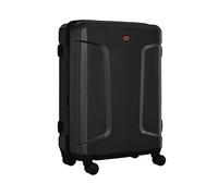 WENGER Legacy - Maleta rígida con 4 Ruedas con Cerradura de Seguridad para Hombre y Mujer, Negro, Medium, Equipaje Extensible Hardside con Ruedas