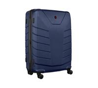 Wenger Pegasus Large Maleta de Carcasa rígida con 4 Ruedas, Trolley, Grande, 99 (115) l, Cierre de Seguridad, Mujer, Hombre, Viajes, Vacaciones, Azul, 610852