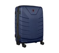 Wenger Pegasus Medium Maleta de Carcasa rígida con 4 Ruedas, Trolley, Mediana, 66 (79) l, Cierre de Seguridad, Mujer, Hombre, Viajes, Vacaciones, Azul, 610851