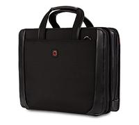 Wenger Proxy - Portafolio de presentación con cremallera para portátil de 14 pulgadas, Black, 36 cm, Wenger Organizador de documentos acolchado
