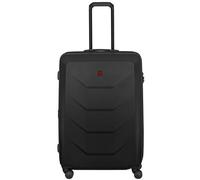 Wenger Prymo Large Maleta de Carcasa rígida con 4 Ruedas, Trolley, Grande, 93 (107) l, Cierre de Seguridad, Mujer Hombre, Viajes, Vacaciones, Negro, 612538