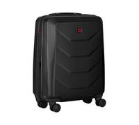Wenger Prymo Carry-on Maleta rígida con 4 Ruedas, Equipaje de Mano, 36 (43) l, Carcasa rígida, Cierre de Seguridad, Mujer Hombre, Viajes Vacaciones, Negro, 612536