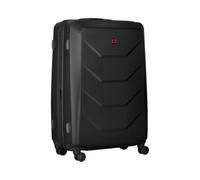 Wenger Prymo Large Maleta de Carcasa rígida con 4 Ruedas, Trolley, Grande, 93 (107) l, Cierre de Seguridad, Mujer Hombre, Viajes, Vacaciones, Negro, 612538
