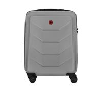 Wenger Prymo 4-Wheel Hard Shell Suitcase with TSA Lock, Lightweight Travel Trolley for Travel & Holidays, Unisex, Silver, Carry-On