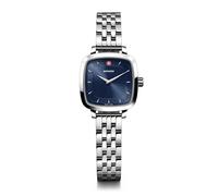 Wenger Reloj clásico Vintage para Mujer (27 mm) con Esfera Azul y Pulsera de acero Inoxidable. 01.1911.103