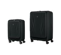 Wenger Skyon - Maleta rígida para Equipaje de Mano, con Cerradura de Seguridad, para Hombre y Mujer, Viaje o Vacaciones, Negro, 2-Teiliges Set, Equipaje Extensible Hardside con Ruedas