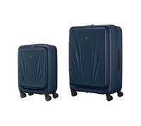 Wenger Skyon Hardside - Equipaje expandible con Ruedas, Juego de 2 Teiliges, Blue, 2-Teiliges Set, Equipaje expandible rígido con Ruedas