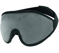 Wengerui 3D Antifaz para Dormir Totalmente Opaco 100% Anti-Luz, Antifaces Máscara Hecho de Algodón Natural con Correas Ajustables para Viajes, Turnos de Trabajo y Meditación (Gris)