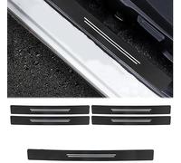 wengjun Paquete de 5 Umbrales de Puerta de Coche de Fibra de Carbono para Porsche Boxster 987 2006-2012, Antisuciedad Resistentes A Los Arañazos Accesorios Coche