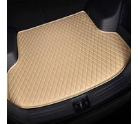 WENGONG Coche Cuero Alfombrillas Maletero para Jeep Wrangler TJ 1997-2006, Cuero Impermeable Antideslizante AntiarañAzos Maletero Trasero Alfombra Protectora Accesorios,Beige