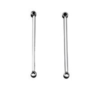 WENH 10 piezas de varillas de conexión de acero inoxidable con doble anillo for la creación de pendientes, collares y otros accesorios de joyería DIY.(Steel color,Length 30mm 10pcs)