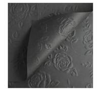 WENH 10 Uds 58 * 58cm en forma de flor flor en relieve papel de embalaje 3D patrón Floral papeles de embalaje ramo papel de embalaje de cuero de vaca(58X58cm color12)