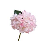 WENH 10 unids/Lote de Flores Artificiales de Seda de Hortensia, decoración de Boda, arreglo Floral, Ramo de Novia de Hortensia Falsa, decoración del hogar for Fiesta(White Pink)