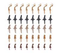 WENH 40 Uds. De tallo de calabaza Artificial, mango de linterna de calabaza, manualidades Diy, decoración de fiesta de Halloween de plástico, cosecha de calabaza