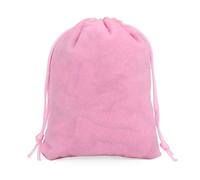 WENH 50 unids/lote bolsa de terciopelo con cordón 12x15 13x18cm bolsas de tamaño pequeño joyería regalo exhibición bolsita de embalaje(Pink,10x15cm)