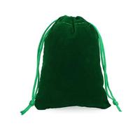 WENH 50 unids/lote bolsa de terciopelo con cordón 12x15 13x18cm bolsas de tamaño pequeño joyería regalo exhibición bolsita de embalaje(Grass green,12x15cm)