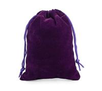 WENH 50 unids/lote bolsa de terciopelo con cordón 12x15 13x18cm bolsas de tamaño pequeño joyería regalo exhibición bolsita de embalaje(Purple,13x18cm)