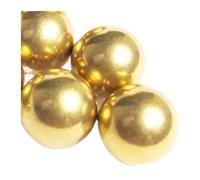 WENH Bolas de latón macizo H62, bolas de precisión con cojinetes metálicos, cuentas redondas de 0,9, 1, 1,2, 1,8, 2, 2,38, 2,5, 2,8, 3, 3,17, 3,5, 4, 4,45, 4,5 a 10 mm(100Pcs,2.5mm)