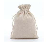 WENH Bolsa de algodón de Color sólido de 30x40cm, bolsa grande for joyería, pulsera, bolsas de embalaje de joyería, bolsa con cordón for boda, bolsa de regalo, 10 unids/lote