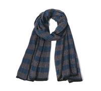 WENH Bufanda a rayas de alta gama, estilo coreano, retro, de otoño e invierno, de 70 x 190 cm, con colores contrastantes, suave y única, cálida for hombre.(2)