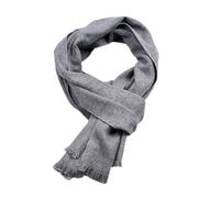 WENH Bufanda de Cachemira de Color liso for hombre, chal negro marino, bufandas de negocios, Pashmina corta con borlas suaves y cálidas for invierno(Color 2)