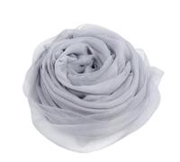 WENH Bufanda de seda Natural for mujer, chal de 100x170cm, bufandas de seda pura for mujer, chales de talla grande de Color sólido, pareos largos for playa(COLOR 15)