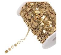 WENH Cadena de acero inoxidable de 1 metro con dije de corazón y estrella for crear collares, pulseras, ropa y accesorios de joyería DIY(D-GD-Round)