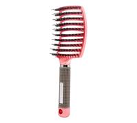 WENH Cepillo for el cabello, peine for desenredar el cabello, cepillo for el cabello con cerdas y nailon, peine de masaje húmedo for mujeres, herramientas de peluquería for rizos(E)