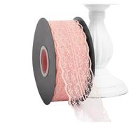 WENH Cinta envuelta hueca de encaje, envuelta en flores, cinta for hornear pasteles, accesorios de prendas de vestir de encaje floral a mano, 49 yardas(W 4.7CM-Champagne)
