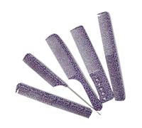 WENH Juego de 5 peines con estampado de leopardo: peine profesional for uso doméstico y de peluquería.