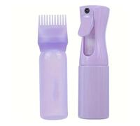 WENH Juego de aplicadores de aceite for el cabello, aplicador de peine de raíz y aplicador de aceite for el cabello, pulverizador de niebla fina, botella for tinte de cabello, herramientas de barbería