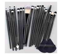 WENH Juego de brochas de maquillaje for 20 piezas, brocha for delineador de ojos, brocha for mezclar, brochas de maquillaje for mejillas y ojos, brocha for base y cosmética, juego de brochas de maquil