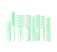 WENH Juego de peines for el cabello, peine de dientes anchos, peine plano, cola de rata, peine de doble cara, peine de horquilla, peine de dientes densos, herramientas de estilismo for el cabello, 8 U