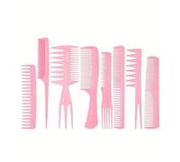 WENH Juego de peines for el cabello, peine de dientes anchos, peine plano, cola de rata, peine de doble cara, peine de horquilla, peine de dientes densos, herramientas de estilismo for el cabello, 8 U