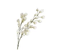 WENH Linterna de Flores Artificiales for decoración del hogar, Sala de Estar, Fondo de Boda, arreglo de Flores Colgantes, 5 uds.(White)