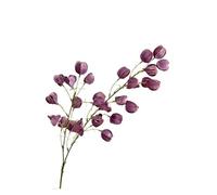 WENH Linterna de Flores Artificiales for decoración del hogar, Sala de Estar, Fondo de Boda, arreglo de Flores Colgantes, 5 uds.(Purple)