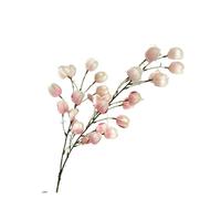 WENH Linterna de Flores Artificiales for decoración del hogar, Sala de Estar, Fondo de Boda, arreglo de Flores Colgantes, 5 uds.(Light Pink)