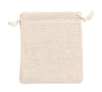 WENH Lote de 10 bolsas de lino con cordón, de varios tamaños, for guardar joyas, cosméticos y artículos de limpieza.(20X30cm(5pcs))