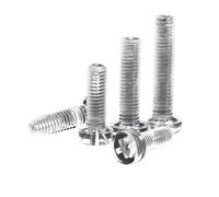 WENH M2 M2.5 M3 M4 M5 M6 PC Tornillo de cabeza redonda transparente Plástico transparente Acrílico Fijación aislada Tornillos cruzados de nailon 30~60PCS(45PCS,M3x15mm)