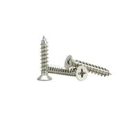 WENH M2 M3 M4 M5 M6 M8 304 Cruz de acero inoxidable redondo/tornillo de cabeza avellanada tornillos for madera(304 Flat Head,55mm,M5 (12PCS))