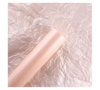 WENH Papel de seda nacarado impermeable, embalaje de flores engrosado, papel de forro for ramo, paquete de papel arrugado for artes y manualidades(Pink champagne)