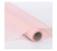 WENH Papel for envolver flores, rollo de papel for regalo, papel impermeable translúcido, cinta DIY, suministros de embalaje de flores(Pink)