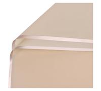 WENH Papel for envolver ramo de flores con borde dorado de 20 piezas, papel for envolver ramo translúcido impermeable, papel de regalo hecho a mano for boda(Khaki)