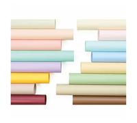 WENH Papel impermeable, película de embalaje de color sólido for flores, 20 unidades(Sku03-20sheets)