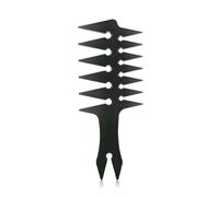 WENH Peine de cabeza de aceite for hombre, corte de pelo de peluquería, peine de diente ancho, tenedor, diseño de dientes de dos lados, peine for desenredar, herramientas de peluquería y barbería (Co