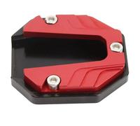 WENINETIES 1 Pieza Extensión de Caballete Lateral para Husqvarna Nuda 2011-2015, Ampliador de Soporte de Estacionamiento Placa de Apoyo Moto Base Antideslizante,Red