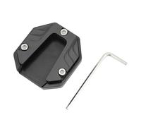 WENINETIES 1 Pieza Extensión de Caballete Lateral para Husqvarna Nuda 2011-2015, Ampliador de Soporte de Estacionamiento Placa de Apoyo Moto Base Antideslizante,Black
